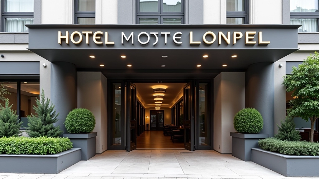 Façade d'hôtel moderne à Dijon avec entrée principale accueillante